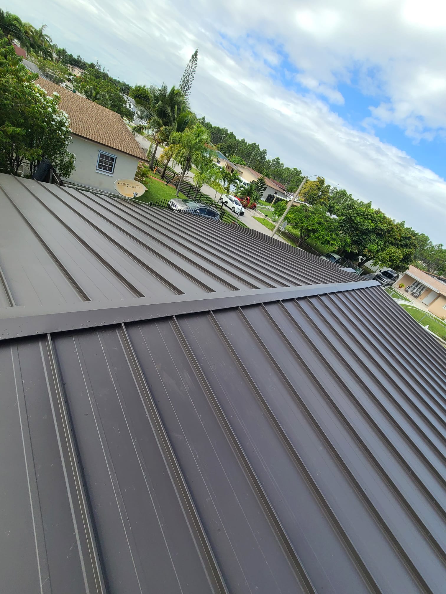 metal roof construction
